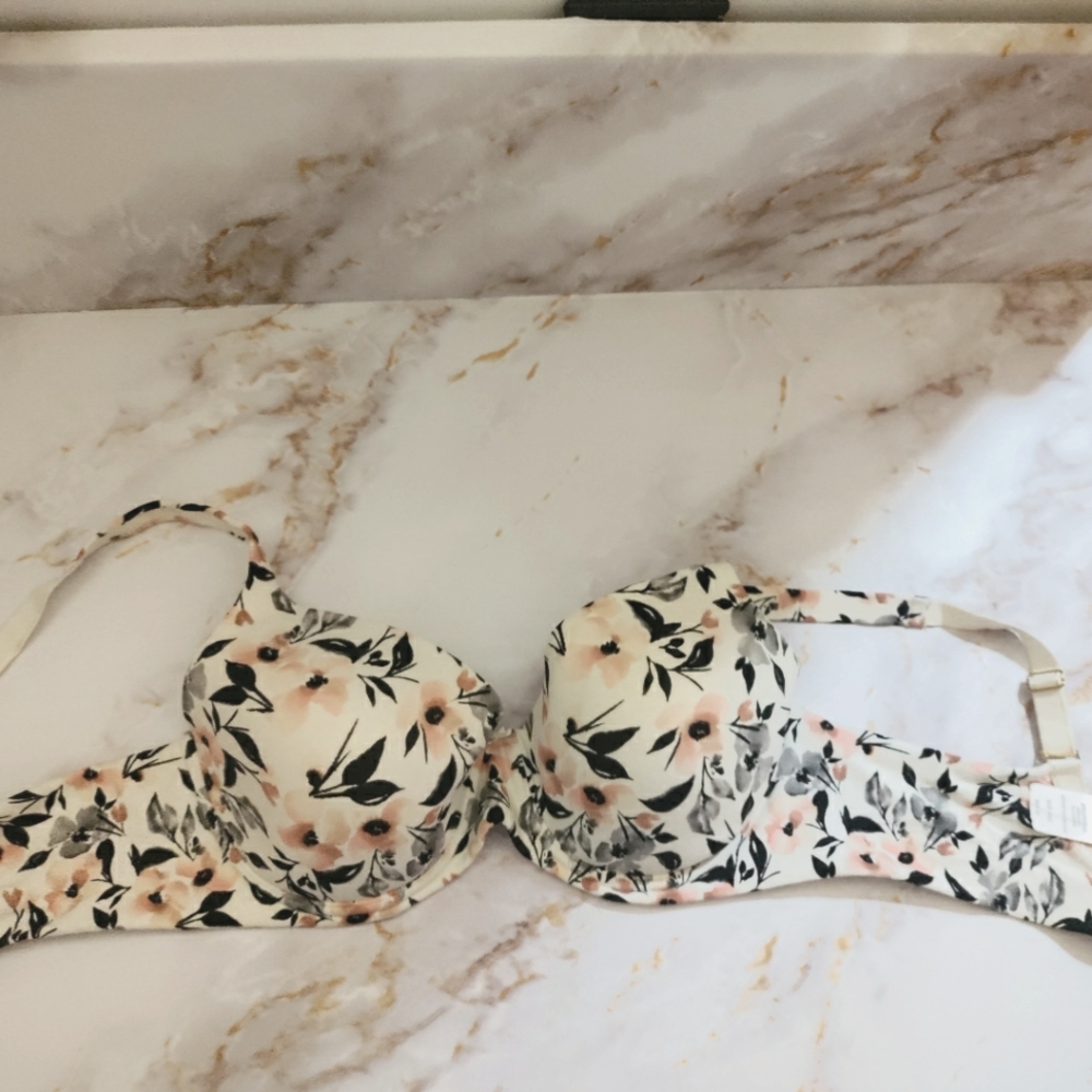 Sonoma Embraceable floral underwire padded bra NWT
